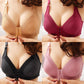 💖Sutien push-up subțire cu armătură și cataramă frontală👙