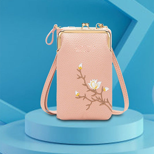 🔥👛Torebka damska na telefon komórkowy🌸