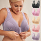 💥👙SISTA DAGEN REA - KÖP 1 FÅ 1 GRATIS!!💘CloudComfort Frontknäppt Bomullsbh – Andningsbar • Bygelös • Stöd Hela Dagen • Icke Vadderad & Hudvänlig🌿-2