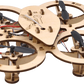 👦🎁 Praktická sada pro výcvik dronu: Ekologické dřevo, smontováno, ihned připraveno k letu 🚁🌳