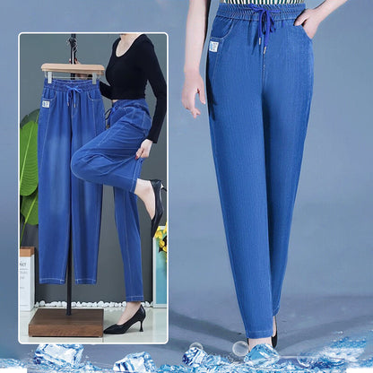🔥2025 Gorąca wyprzedaż🔥Slim casual straight ice silk jeans👖