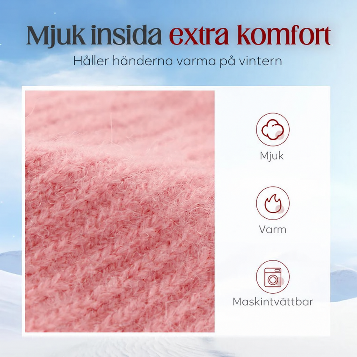 🧤Funktionella & eleganta handskar – Kompatibla med pekskärm och håller värmen!-6