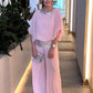 🔥Wielka wyprzedaż💃Elegancki dwuczęściowy zestaw cekinów Colorblock