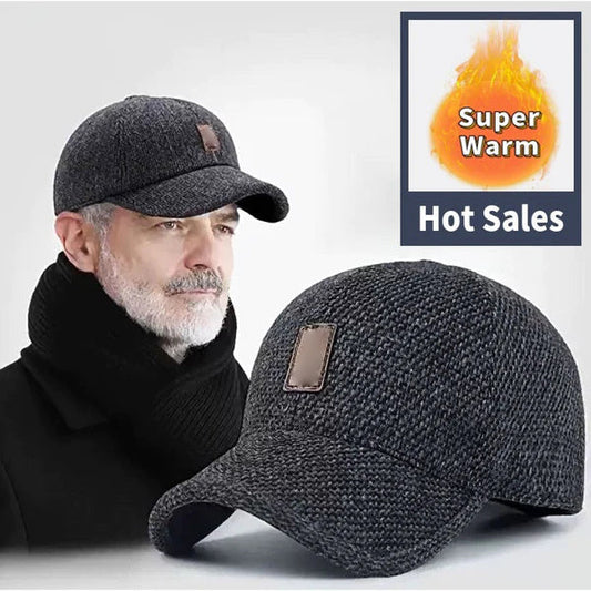 🔥Zimowa ciepła lekka czapka z daszkiem🧢