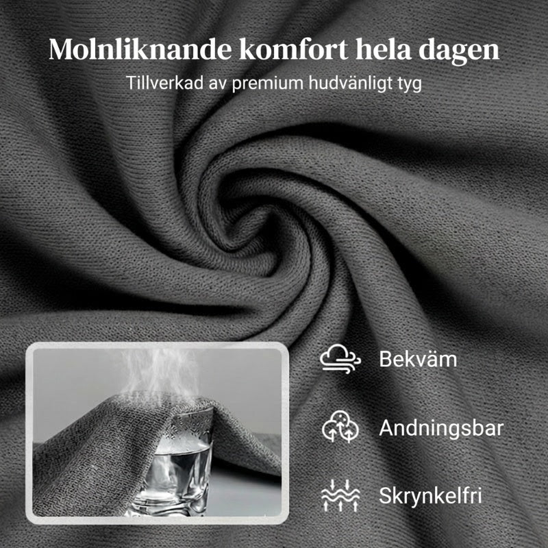 🔥50 % rabatt!🔥 Nya ankomster📦 Avslappnat set med topp och byxor med dragsko för dam-5