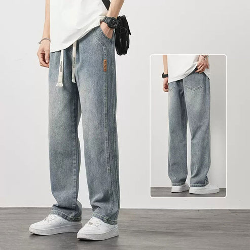 👖Męskie luźne proste dżinsy ✨