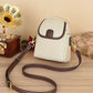 Dámská klasická PU crossbody kabelka s dvojitým zipem