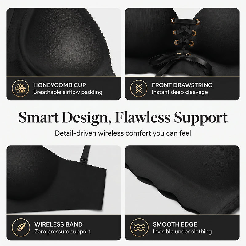 💪Armhävningsstöd, Naturlig Formning👙 Damers Sömlösa Armhävningsstöd-BH – Lyftande & Formande | Perfekt för Dejter, Fester & Formella Tillfällen, Självsäkra Kurvor ✨-1