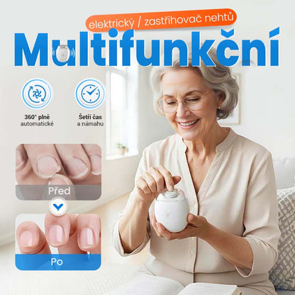 Univerzální automatický pilník na nehty pro dospělé i děti