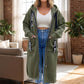 🔥50% 🍂 SÄSONGSERBJUDANDE | Lång hoodie för dam-12