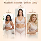 🔥50 % rabatt! 💕 Jelly Trådlös BH – 9 färger | S–3XL | Sömlös, Push-Up, Djup V-ringning | Vardagskomfort-10