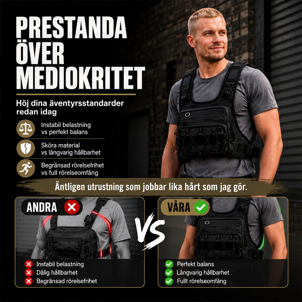 🔥Supererbjudande: 50 % rabatt🔥 Cykelväst med förvaring fram och bak för herrar – förberedd för vätskesystem, 3 l förvaring, ventilerande mesh 🏃-3