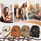 Dámská klasická PU crossbody kabelka s dvojitým zipem