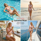👙 NYNÍ SLEVA 49 %💐 Dámský květinový bikini set s vysokým pasem – Elegantní květinový vzor, lichotivý střih s vysokým pasem, měkká látka, ideální na pláž i k bazénu ☀️