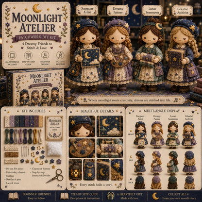 🎁Horký prodej - 48% SLEVA🧵Kolekce Tiny Worlds – Série šicích sad na patchwork