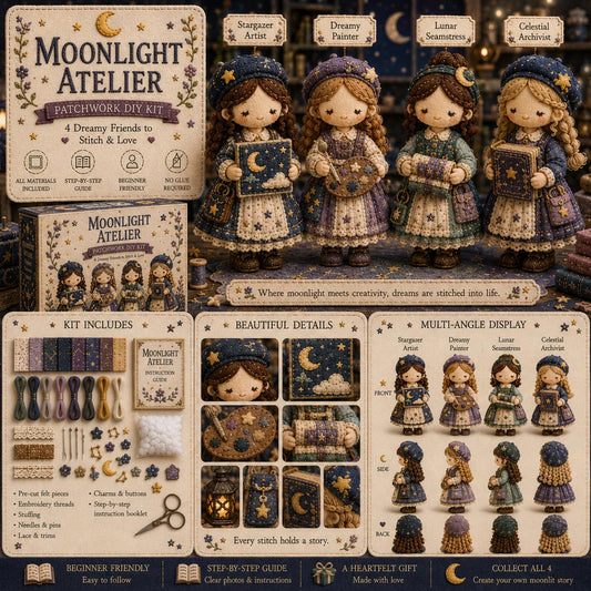 🎁Horký prodej - 48% SLEVA🧵Kolekce Tiny Worlds – Série šicích sad na patchwork