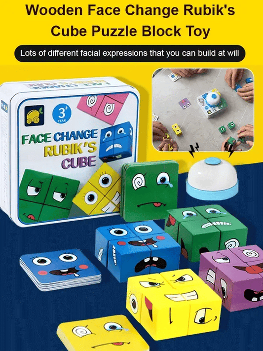 🎁Puzzle 3D Magiczna kostka zmieniająca twarze
