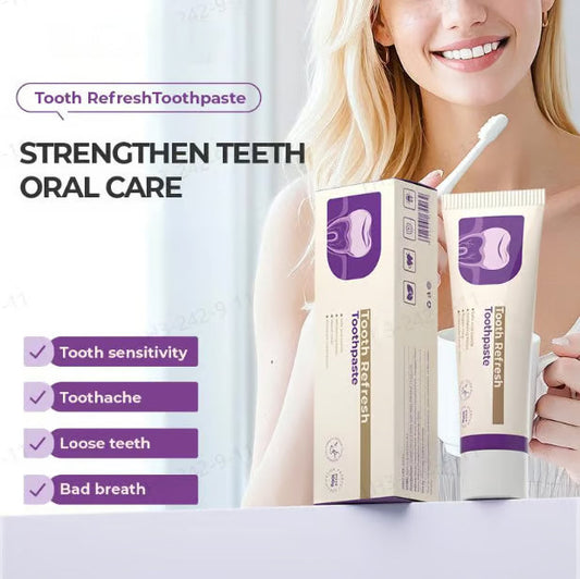 😁🎁 Prezent: szczoteczka do zębów z 3 główkami! 🦷Pasta do zębów Kreain Nature Oral Care, świeży oddech, zapobieganie utracie zębów, naturalne składniki, delikatna pielęgnacja