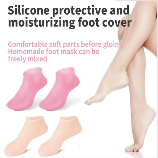 🔥✨Hydratační maska na nohy Exfoliační silikonové ponožky Plážové ochranné ponožky