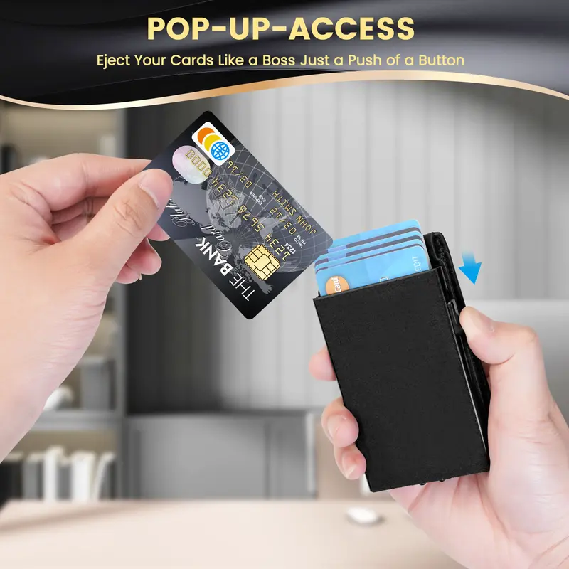 📱 Aldrig tappa plånboken igen – smart AirTag-plånbok med RFID-skydd och minimalistisk design-3