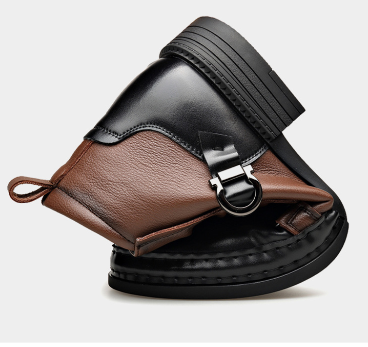 👞 Herrstövlar i äkta läder – Slitstarka, snygga och bekväma hela dagen för vardag och arbete 🔧-14