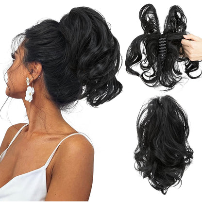 💕Akcesoria do włosów Diy Curly Bun