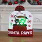 🔥50 % rabatt! 🎄 LED-belyst stickad julmössa – 6 blinkande jul-LED:er med 3 ljuslägen & pompom-16