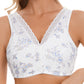 💕Biustonosz damski Plus Size w kwiaty z przodu, bez szwów✨【1+1 gratis】