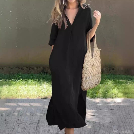 💖 Elegancka sukienka z dekoltem w szpic