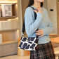 🎁Damska torba crossbody z wieloma kieszeniami i nadrukiem✨
