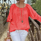 🌸Bluzka damska Plus Size Casual ze średnim rękawem✨