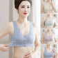 🔥Kup 1 i otrzymaj 1 gratis 💝- Bezprzewodowe wsparcie dla kobiet z zapięciem z przodu w bawełnianym biustonoszu Plus Size👙