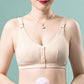 🔥Kup 1 i otrzymaj 1 gratis 💝- Bezprzewodowe wsparcie dla kobiet z zapięciem z przodu w bawełnianym biustonoszu Plus Size👙