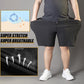 🔥2025Męskie spodenki Plus Size Ice Silk Stretch Shorts
