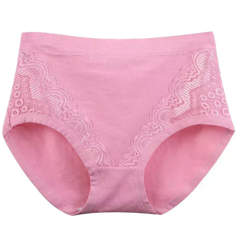 🔥⏰Köp 2 få 1 gratis🔥2026 Plus Size High Waist läckagesäkra bomullstrosor-4