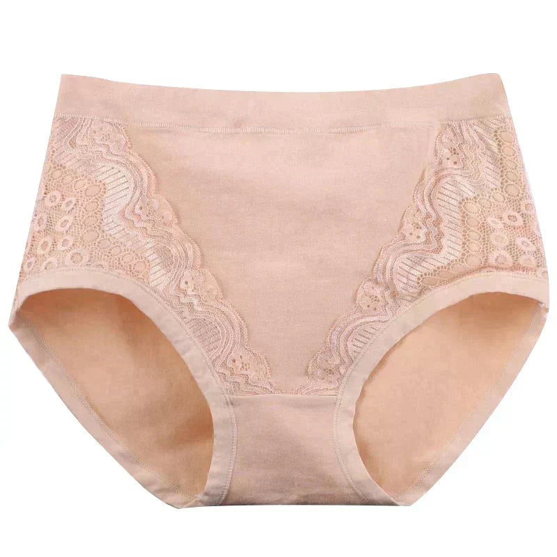 🔥⏰Köp 2 få 1 gratis🔥2026 Plus Size High Waist läckagesäkra bomullstrosor-8