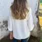 👚Damski żakardowy top z okrągłym dekoltem