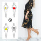 🌷Elegancka luźna sukienka midi z marszczonymi rękawami
