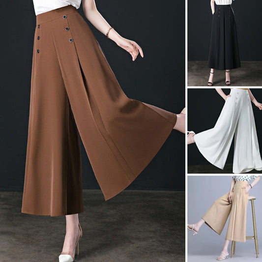 💕Eleganckie i stylowe szerokie spodnie z wysokim stanem!
