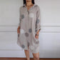 ✨Sukienka koszulowa Plus Size z nadrukiem
