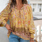 🌺Damska modna koszula z długim rękawem z nadrukiem V-Neck