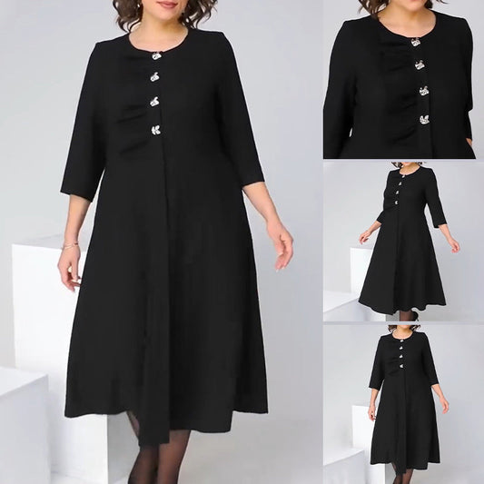 💕 Czarna elegancka sukienka