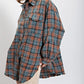 💖Damska koszula w kratę Mineral Washed Button Down