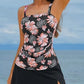 🌸Kobiece dwuczęściowe stroje kąpielowe typu tankini z efektem wyszczuplającym brzuch👙