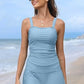 🌸Kobiece dwuczęściowe stroje kąpielowe typu tankini z efektem wyszczuplającym brzuch👙