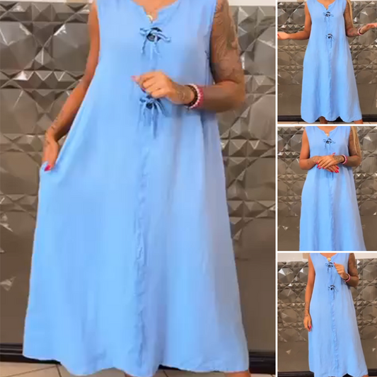 ✨Damska luźna sukienka bez rękawów👗