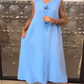 ✨Damska luźna sukienka bez rękawów👗