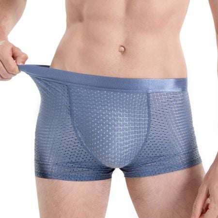 🔥50% Ice Silk Mesh Antibakteriella boxerkalsonger som andas-2