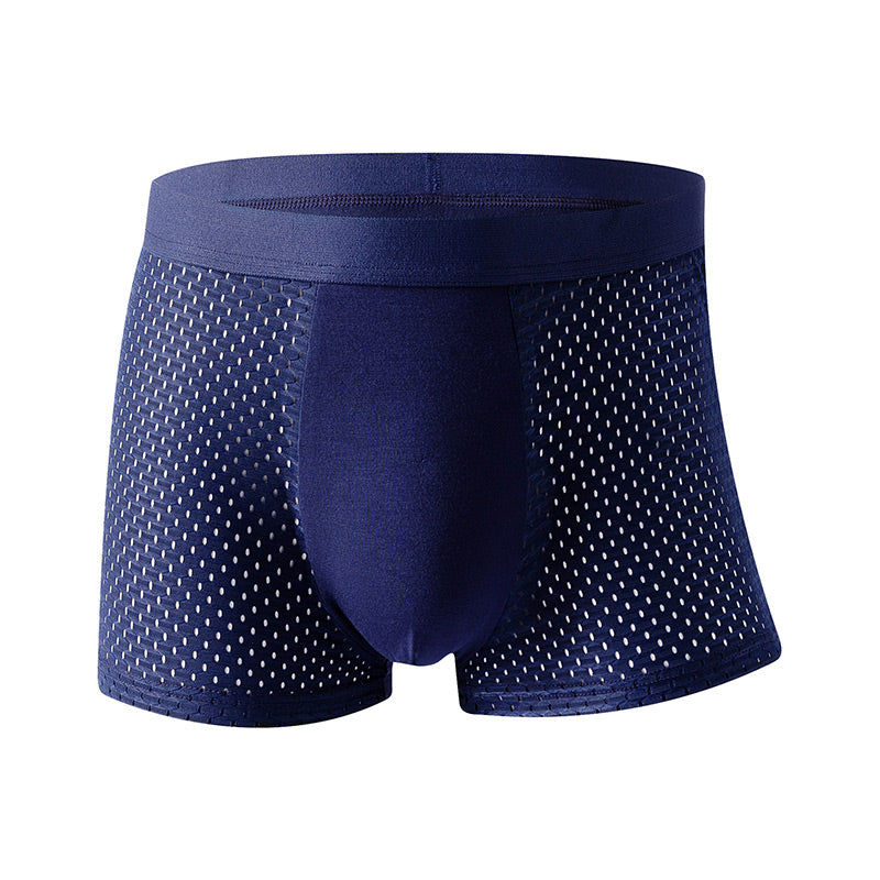 🔥50% Ice Silk Mesh Antibakteriella boxerkalsonger som andas-7