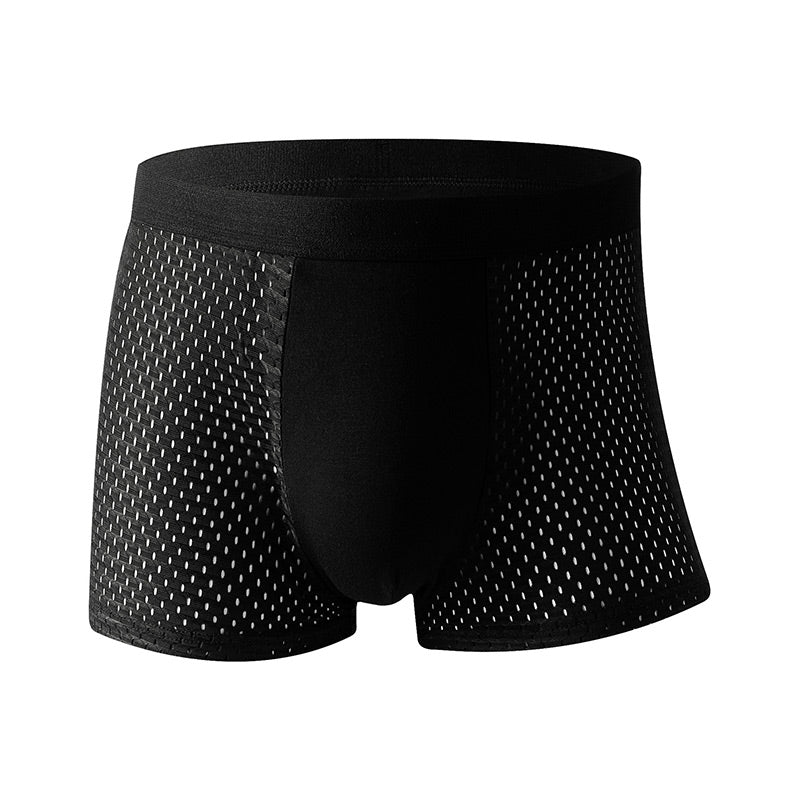 🔥50% Ice Silk Mesh Antibakteriella boxerkalsonger som andas-9